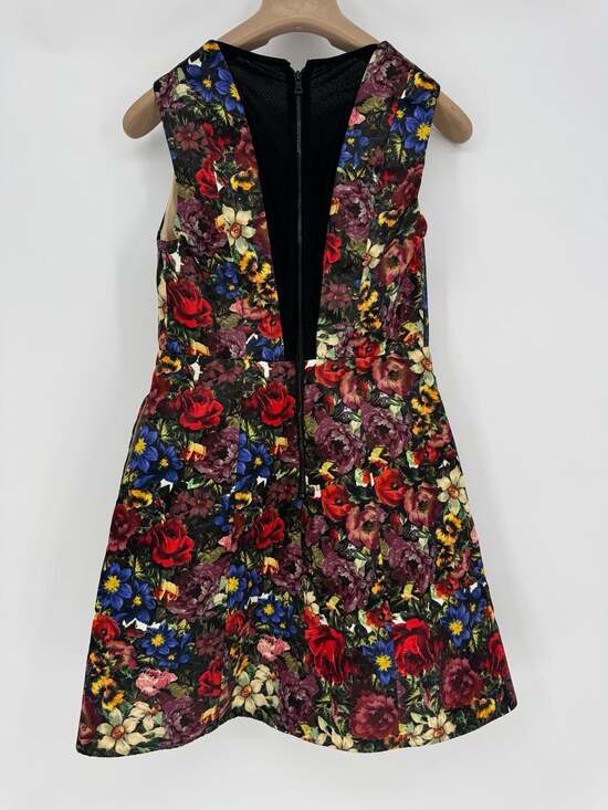 alice + olivia Dresses & Skirts - alice + olivia Kiro Floral Print Mini Dress V-Neck Size 6
